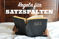 Spaltenbreite und Spaltenabstand