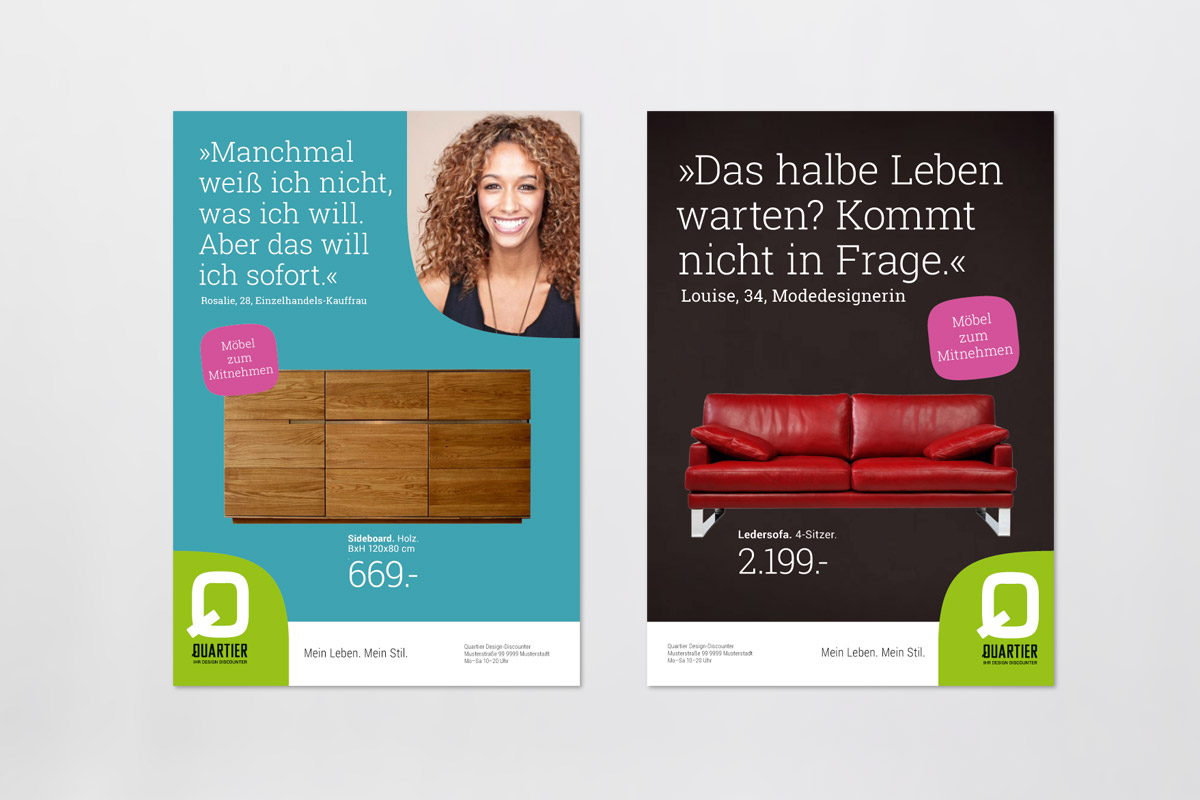 Kristina Nickel, Zielgruppenansprache, Anzeige, Design, Layout
