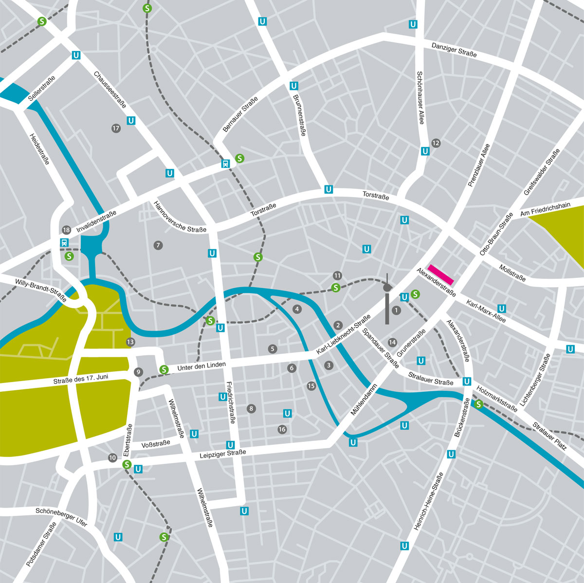 Kristina Nickel, Stadtplan, Reinzeichnung