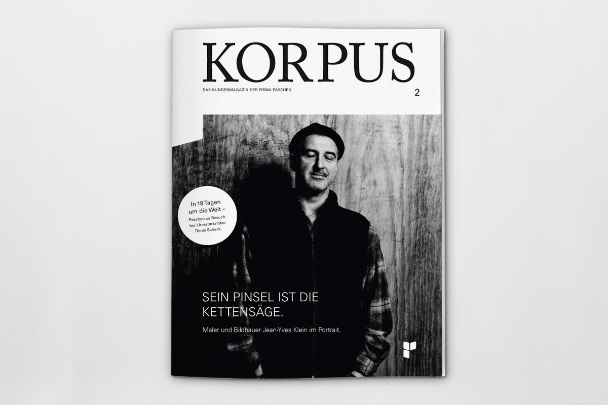 Kristina Nickel, Kundenmagazin, Broschüre, Reinzeichnung
