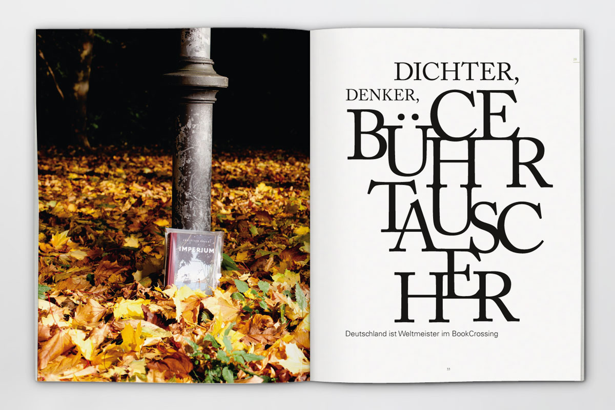 Kristina Nickel, Kundenmagazin, Broschüre, Reinzeichnung