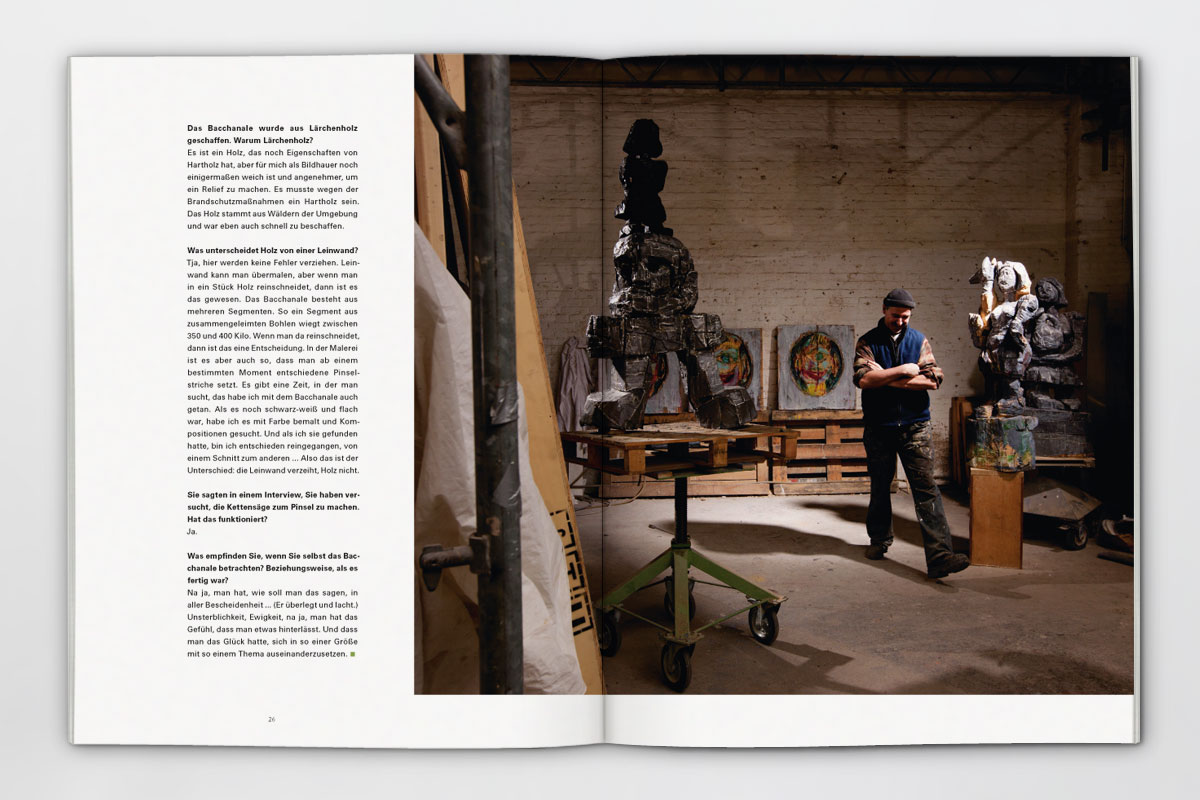 Kristina Nickel, Kundenmagazin, Broschüre, Reinzeichnung